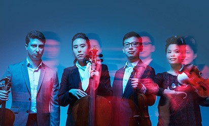 Formosa Quartet with instruments