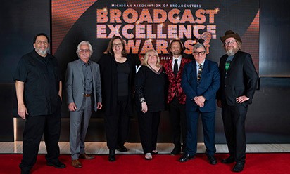 Part of the WEMU team at the Broadcast Excellence Awards gala.