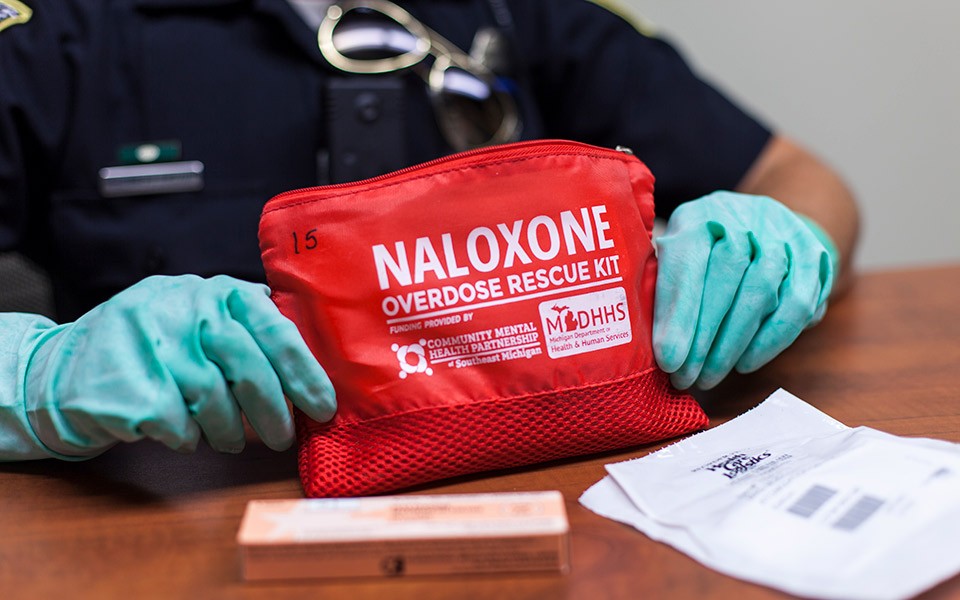 Former EMU student works with Washtenaw County Sheriff's Office, helps develop department's Narcan usage policy to help battle heroin overdoses