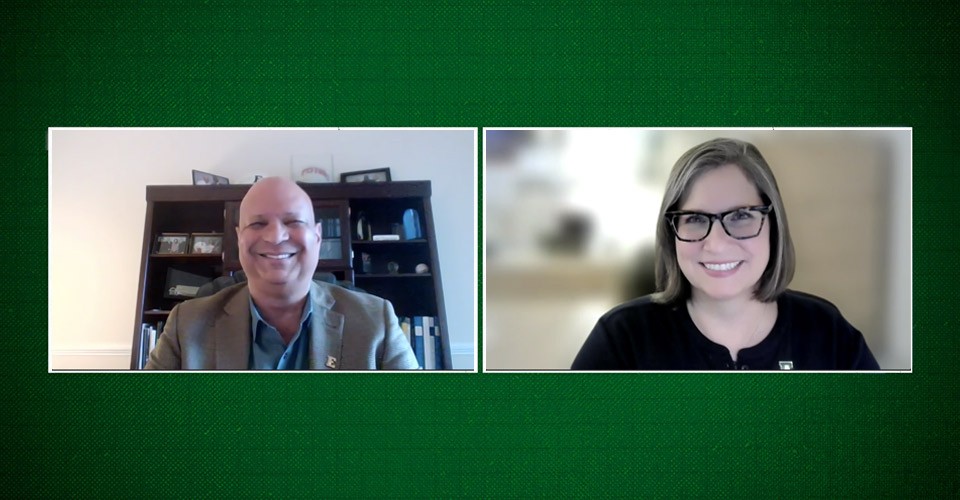Mark S. Lee interviews Jeanette Zalba virtually on EMU Today TV