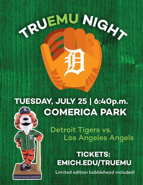 TruEMU night at Comerica Park flyer