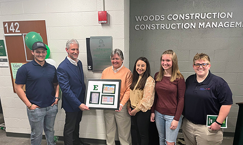 Woods Construction Construction Lab dedication