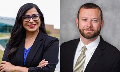 Newly-appointed regents Anupam Chugh Sidhu and Marques Thomey