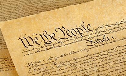 image of the preamble of the u.s. constitution