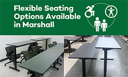 photo of flexible seating options