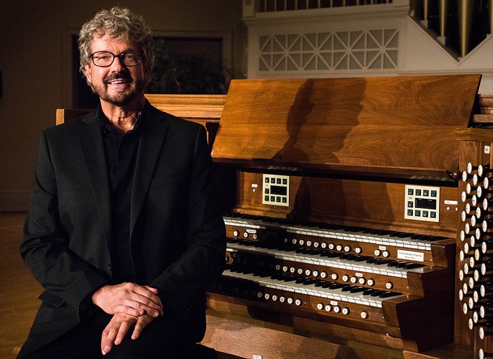 EMU organist and professor Michael Burkhardt is internationally known for his work