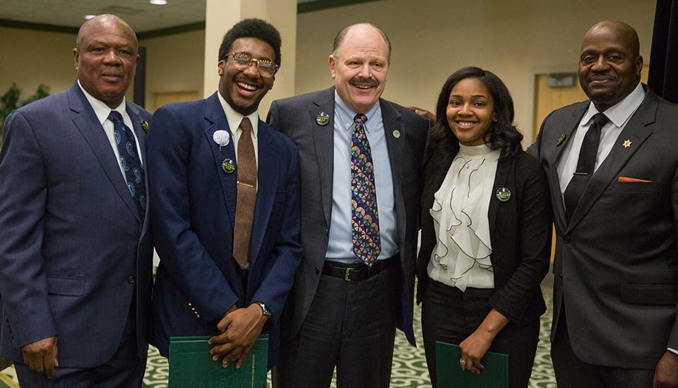 EMU Martin Luther King, Jr. celebration awards highlight outstanding service; honorees include two EMU students, a Washtenaw County public official and the county's top law enforcement officer