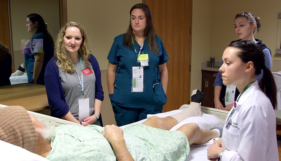 Patient Centered Approach: EMU's simulation activity at St. Joseph Mercy Hospital shows the power of integrated care