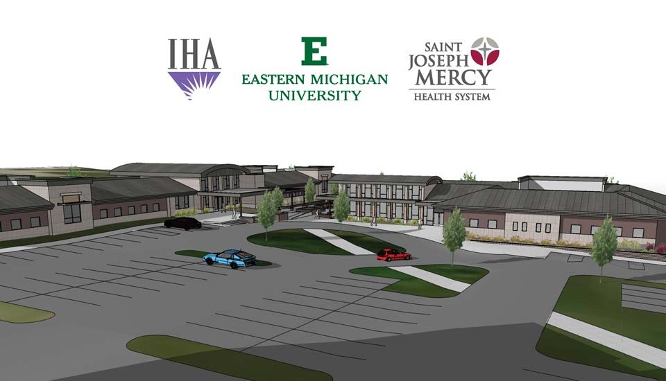 Eastern Michigan University, Saint Joseph Mercy Health System,  Integrated Healthcare Associates to collaborate  on new health center on EMU campus