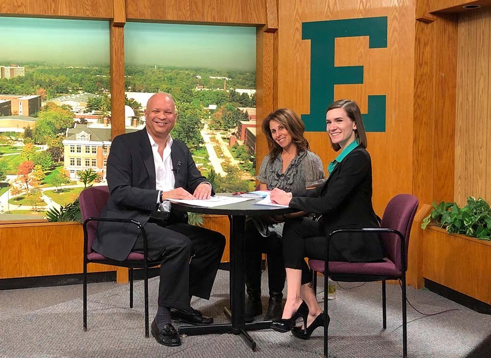 Latest EMU Today TV episode features #CampusKindness random acts of kindness campaign and a new connection to Eastern for community and businesses, Engage@EMU