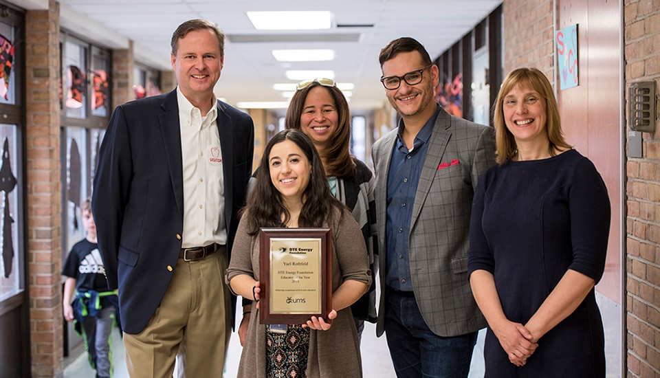 Eastern Michigan University faculty member Yael Rothfeld receives University Musical Society’s DTE Energy Foundation Educator of the Year Award