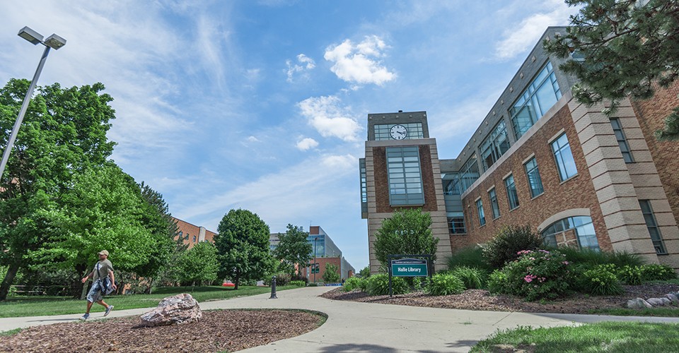 EMU campus featuring Halle Library