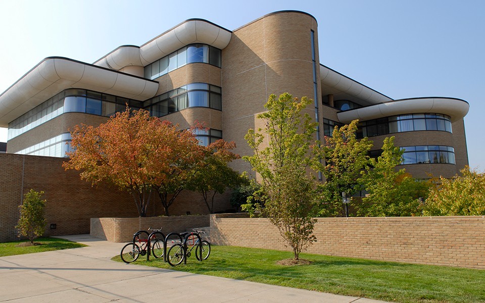 Exterior photo of College of Business