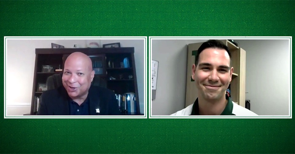Mark S. Lee interviews Jeff Norris virtually for EMU Today TV