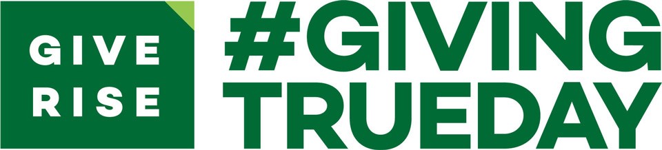 Give Rise and #givingtrueday logos