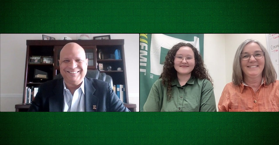 Mark S. Lee interviews Roya Herrle and Julie Harkema virtually on EMU Today TV