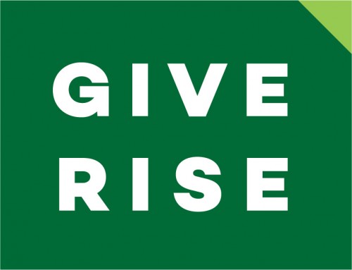 EMU Give Rise campaign logo