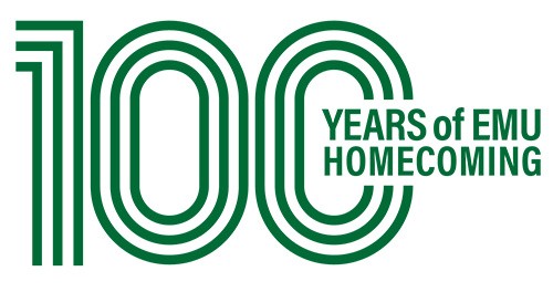 100 years of homecoming logo