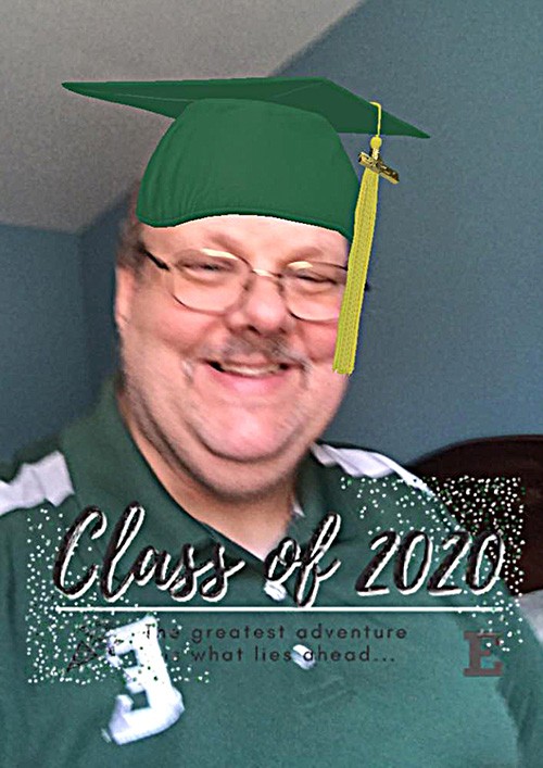 Fred Mainville selfie with grad filter