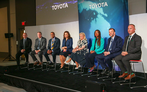 group at toyota event