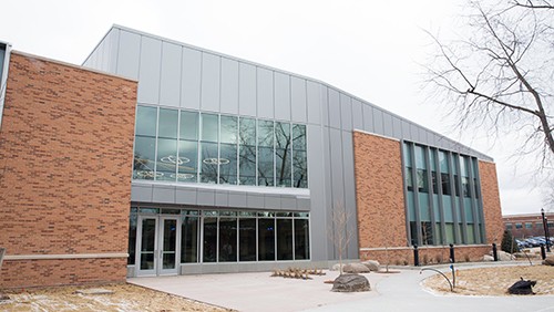 exterior view of Strong Hall after renovation
